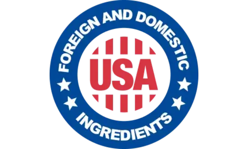 LungExpand Pro made with foreign and domestic USA ingredients badge